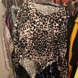 Leopard bodysuit